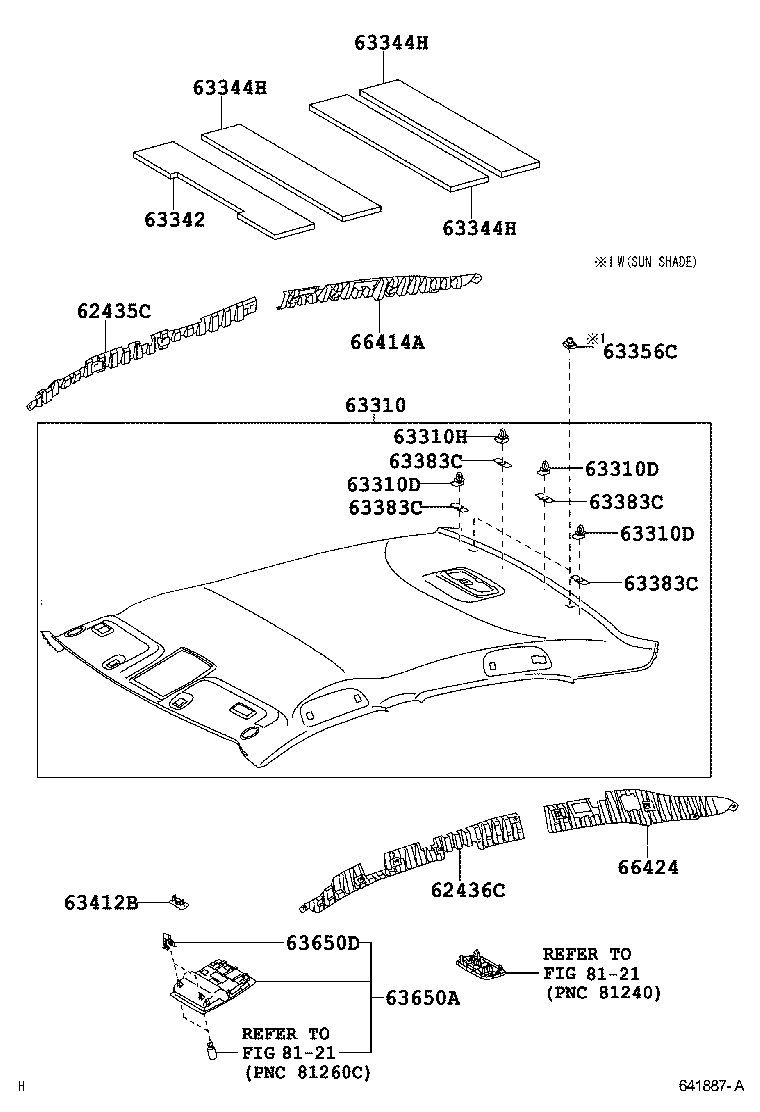 63344-06090 PAD, ROOF SILENCER, NO.4 product image