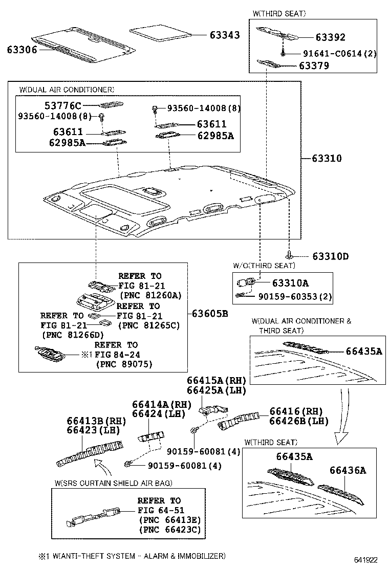 66414-60020 SPACER, SIDE RAIL, REAR RH product image