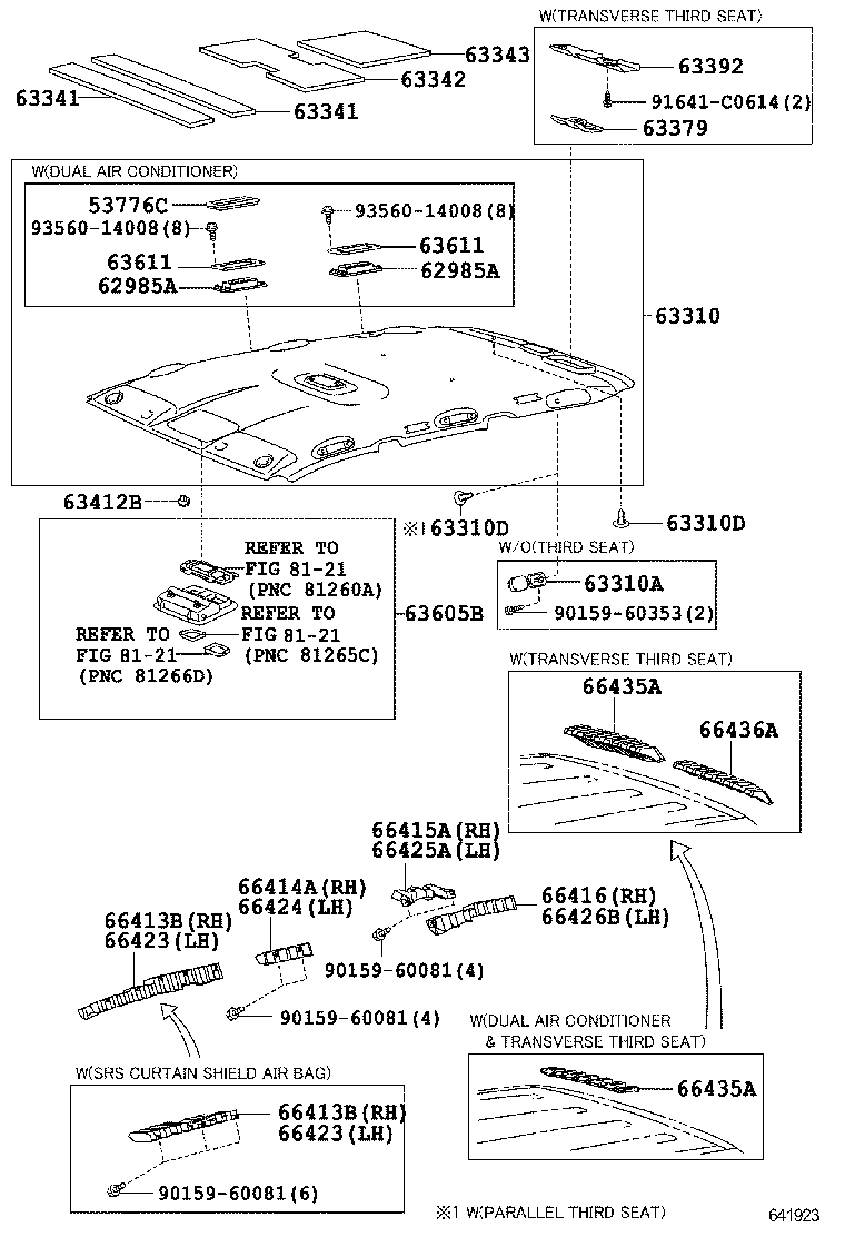 66426-60030 SPACER, SIDE RAIL, REAR NO.3 LH product image