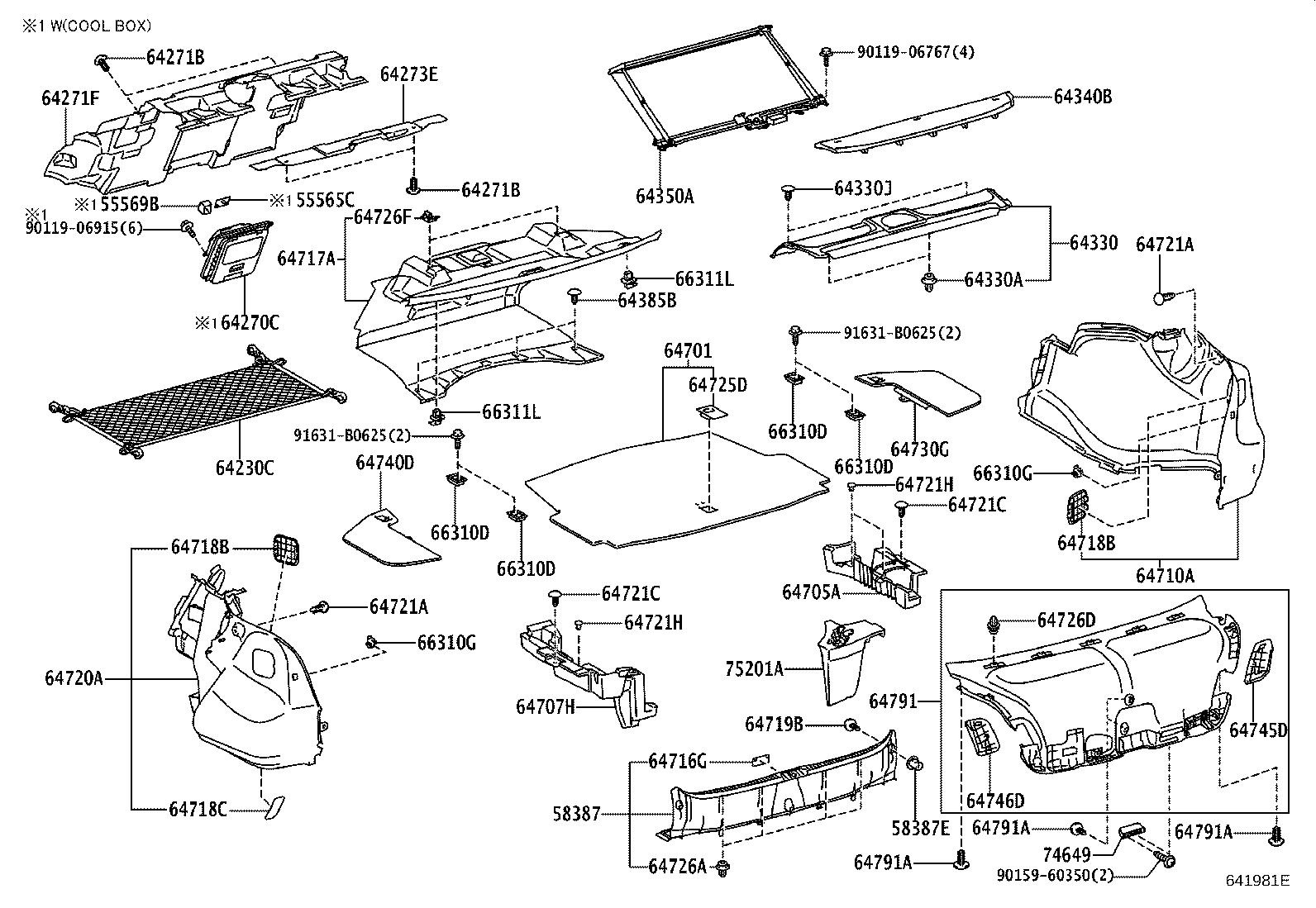75201-50110 BOX, TOOL product image
