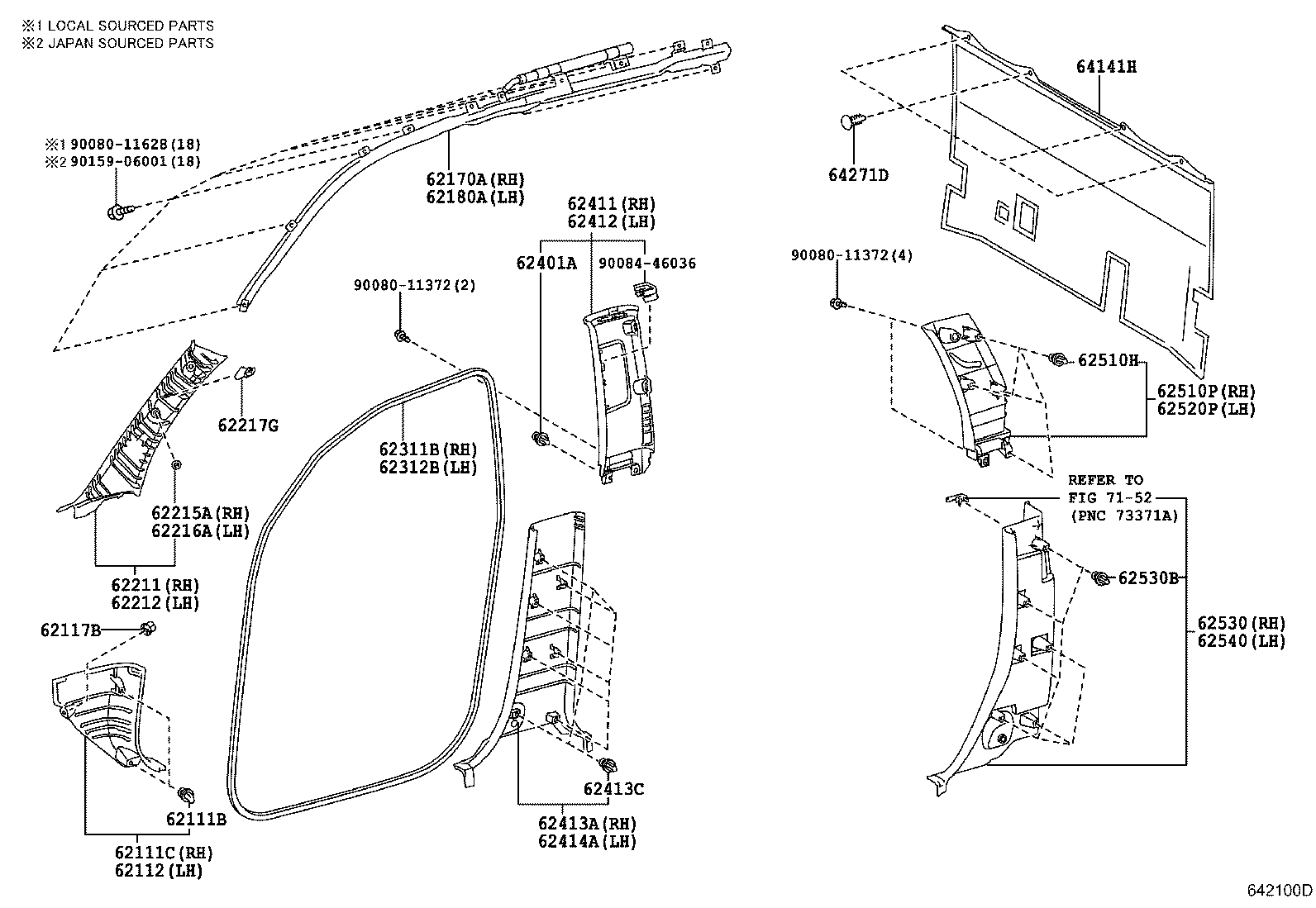 Thumbnail 3 for 62210-0C060-B0
