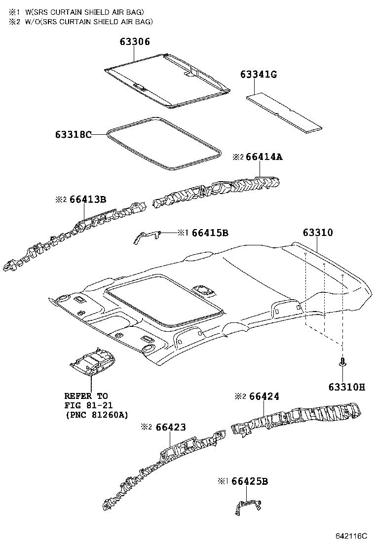 66424-12040 SPACER, SIDE RAIL, REAR LH product image