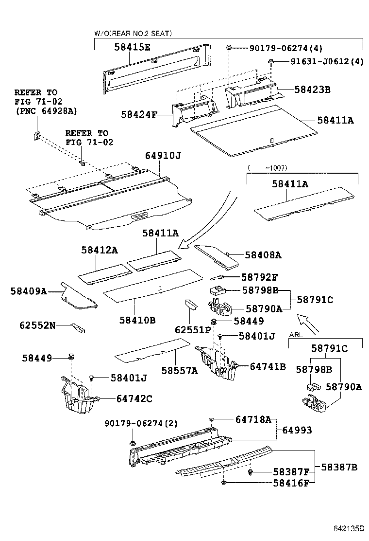 58798-48030 CUSHION, JACK CARRIER product image