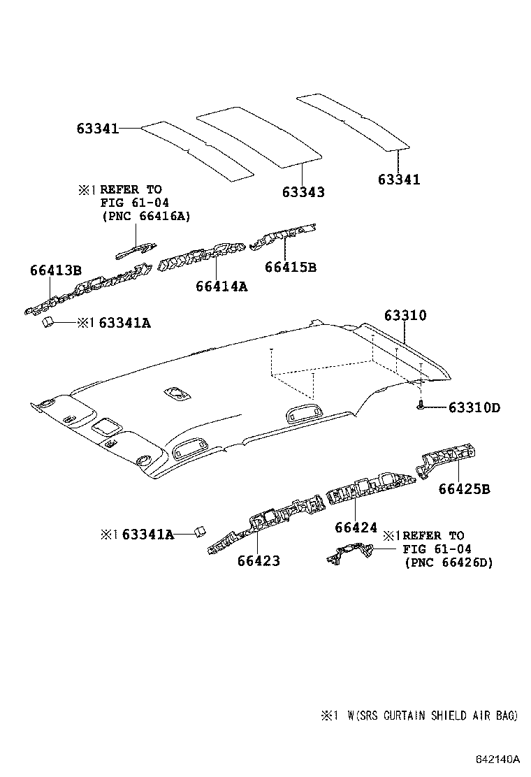 66424-13030 SPACER, SIDE RAIL, REAR LH product image