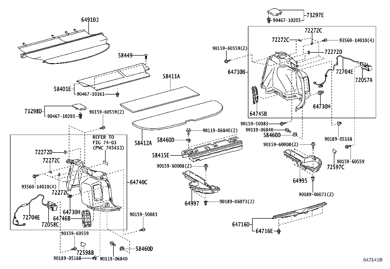 58415-13100 BOARD, REAR FLOOR, NO.1 product image