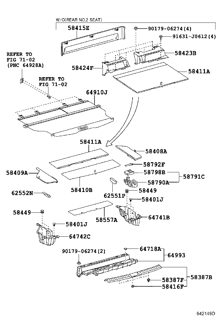 Toyota 64745-48030-B0 COVER, REAR COMBINATION LAMP SERVICE, RH