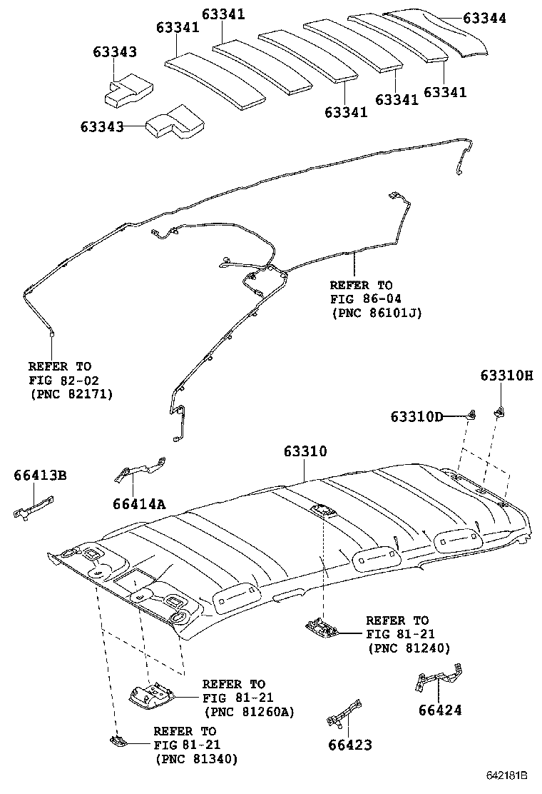 63344-72010 PAD, ROOF SILENCER, NO.4 product image