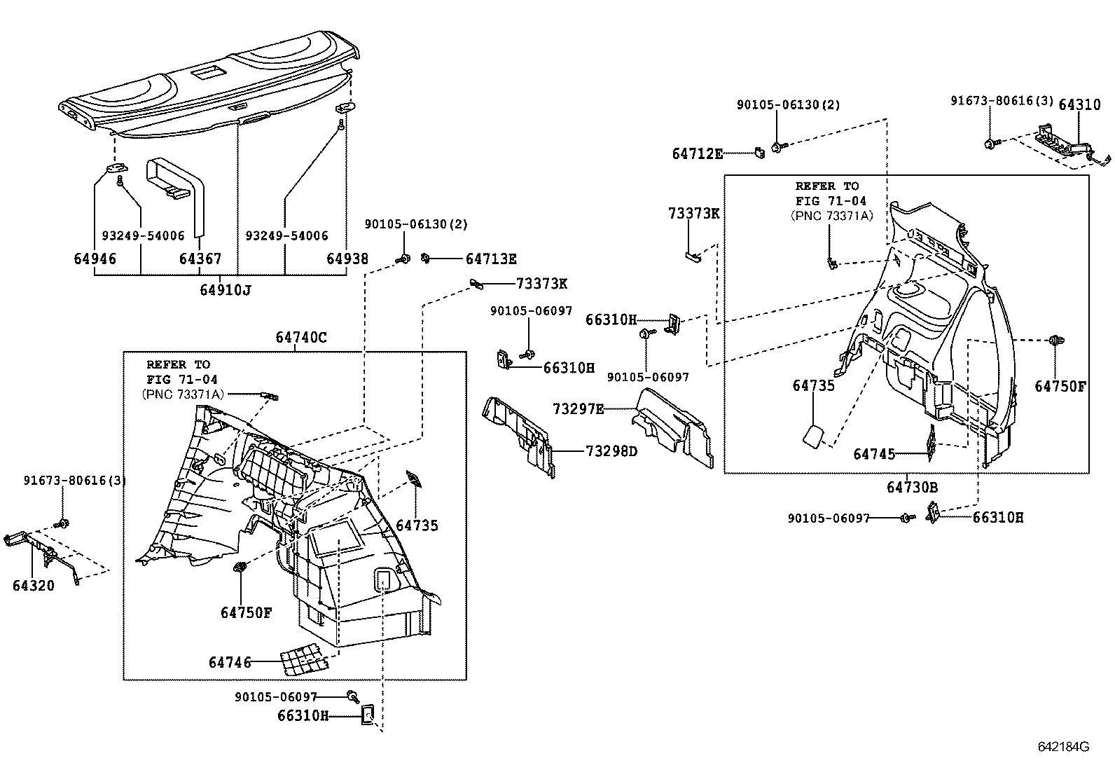 58492-72010 HOOK, DECK BOARD LOCK product image