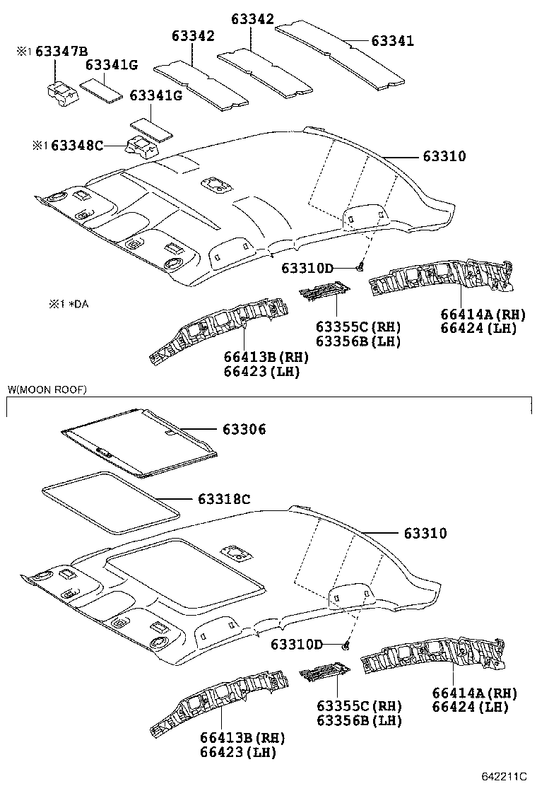 66424-13030 SPACER, SIDE RAIL, REAR LH product image