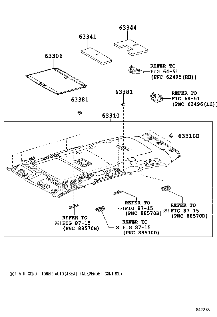 63344-60040 PAD, ROOF SILENCER, NO.4 product image