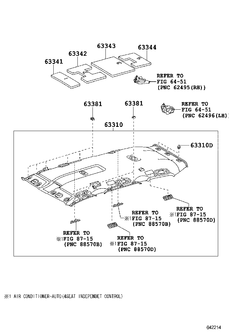 63344-60040 PAD, ROOF SILENCER, NO.4 product image