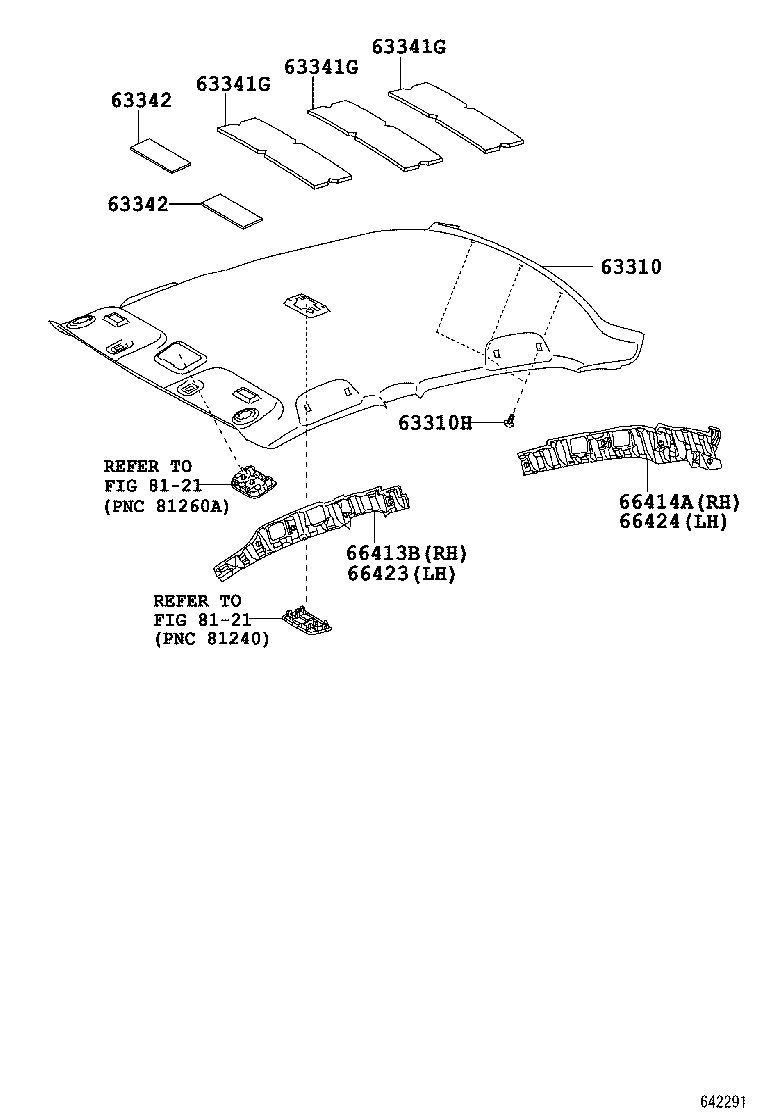 66424-02130 SPACER, SIDE RAIL, REAR LH product image