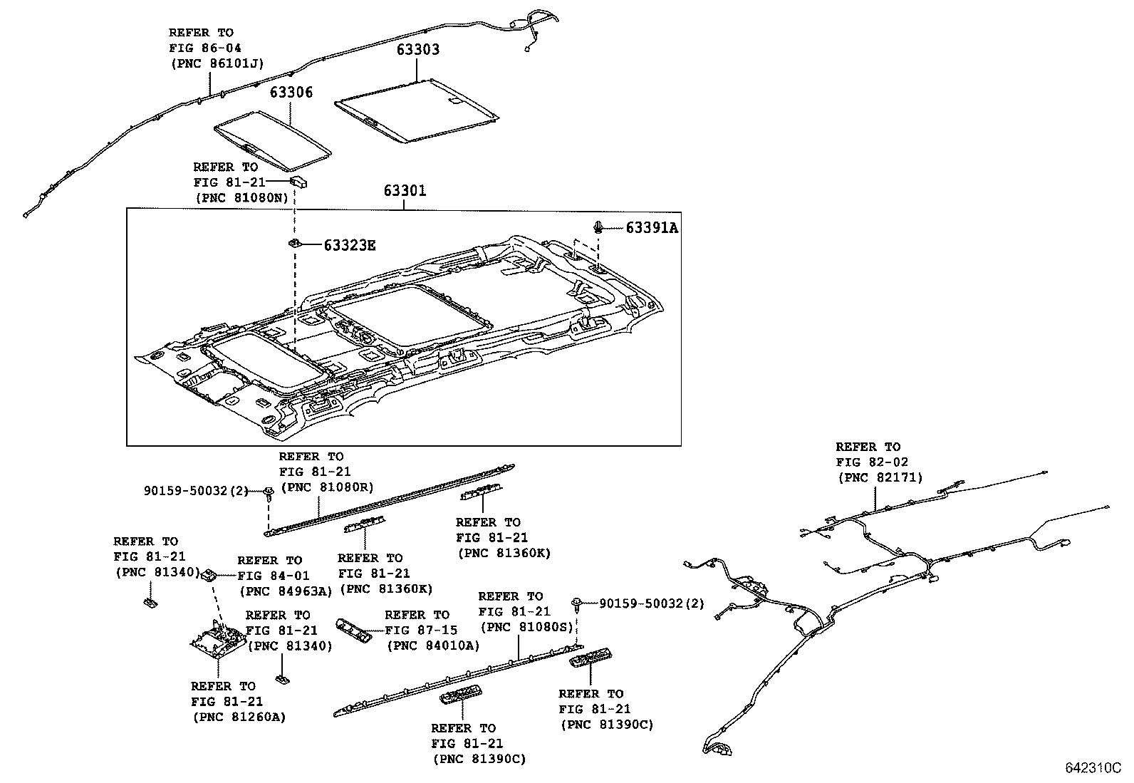 63665-58040 SPACER, ROOF HEADLINING product image