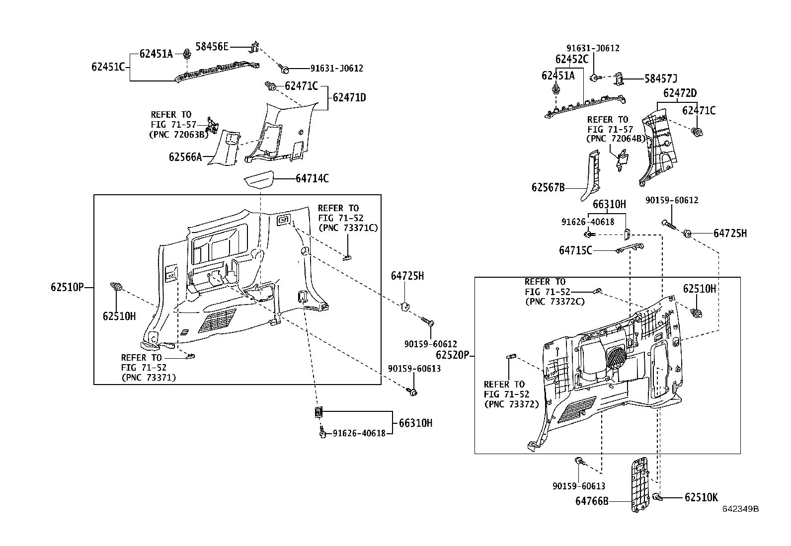 55973-28070 DUCT, SIDE DEFROSTER NOZZLE, NO.3 product image