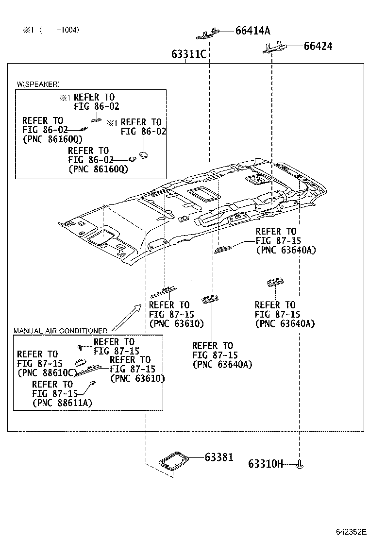 66414-28040 SPACER, SIDE RAIL, REAR RH product image