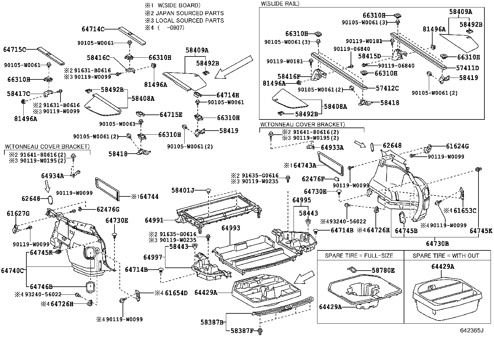 58337-05020 BRACKET, DECK BOARD, NO.1 RH product image
