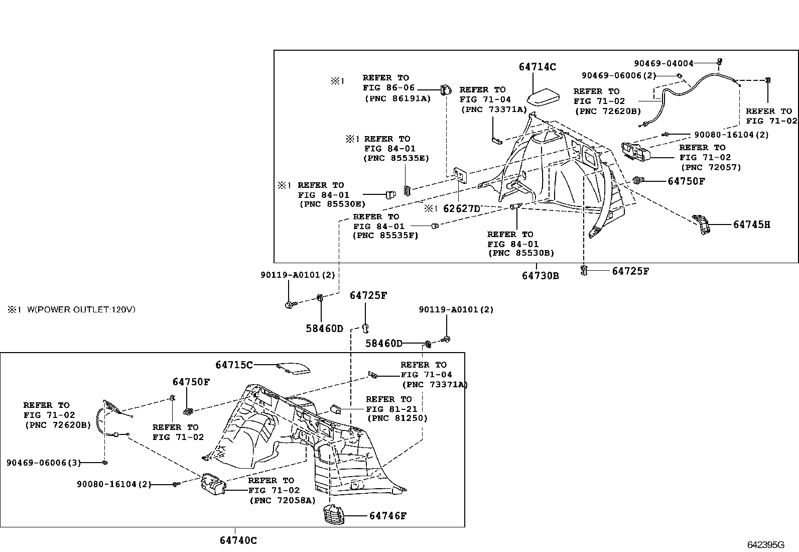 Toyota 58408-0T011-A0 BOARD SUB-ASSY, DECK, NO.2