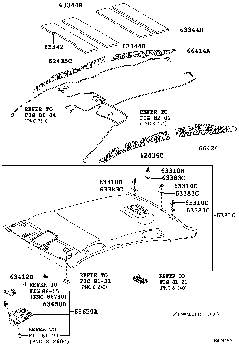 63344-06090 PAD, ROOF SILENCER, NO.4 product image