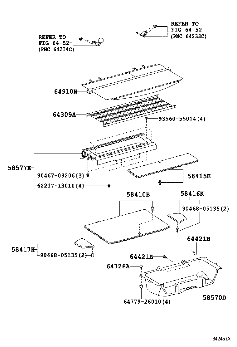 58571-0R030 CARPET ASSY, REAR FLOOR product image