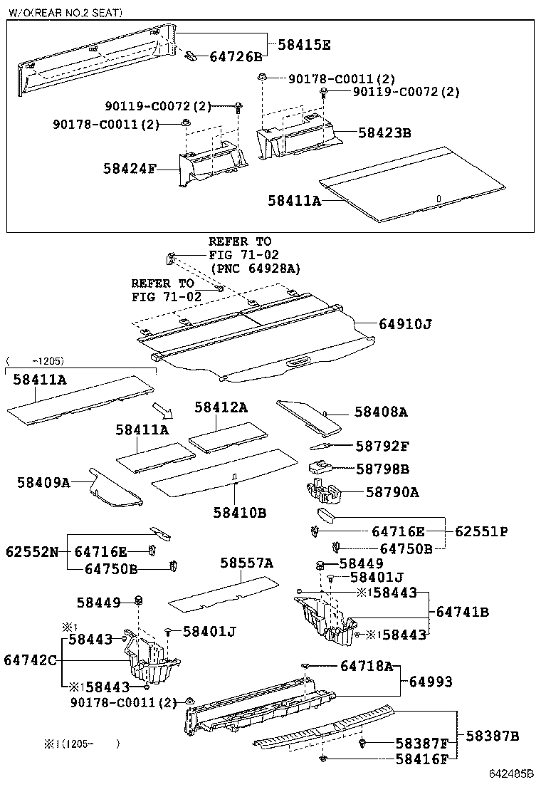 58798-0E010 CUSHION, JACK CARRIER product image