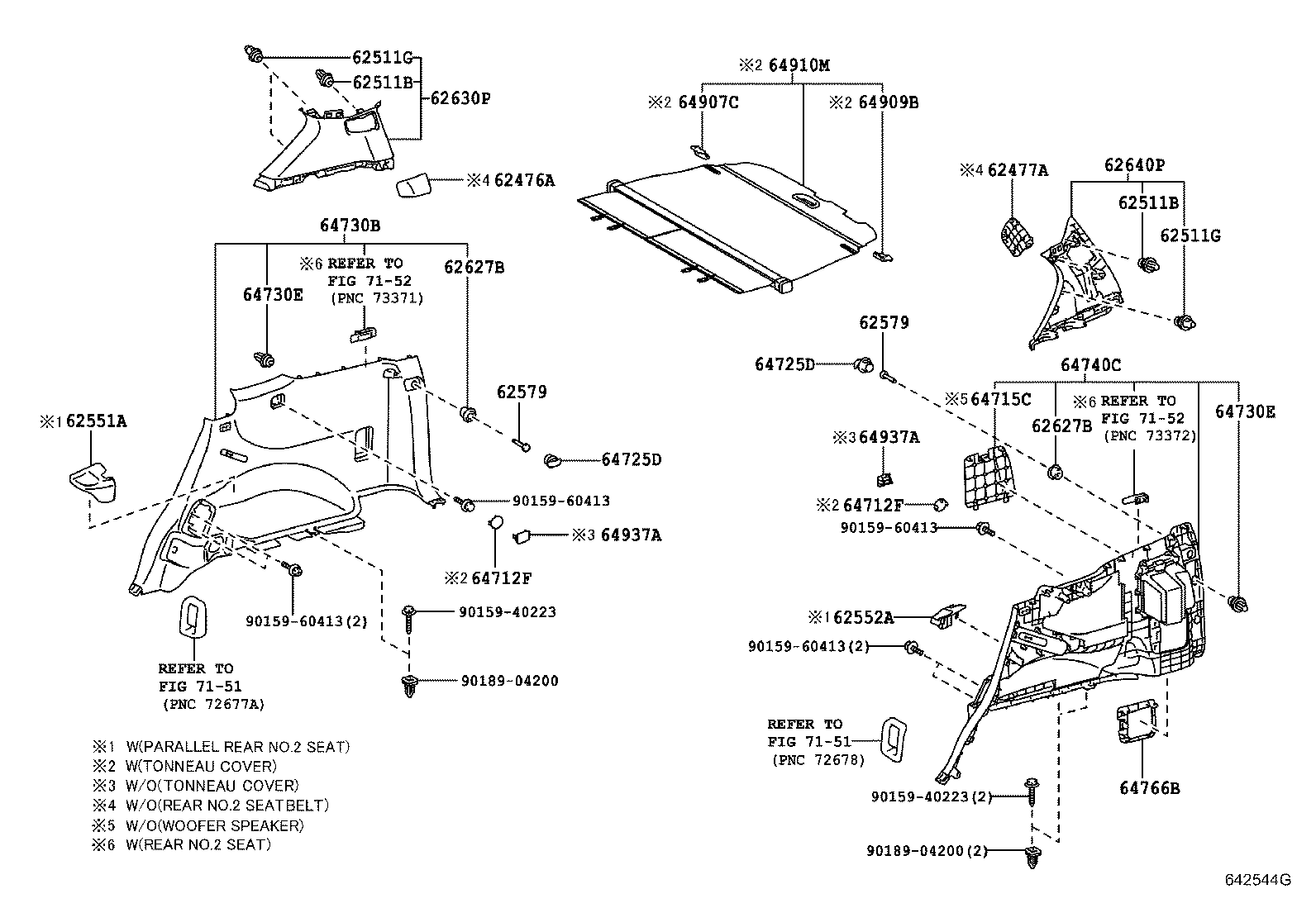 64740-60020-B2 PANEL ASSY, DECK TRIM SIDE, LH product image