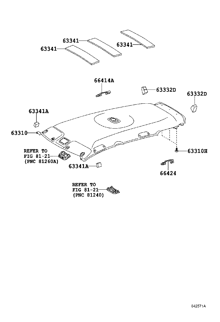66414-52230 SPACER, SIDE RAIL, REAR RH product image