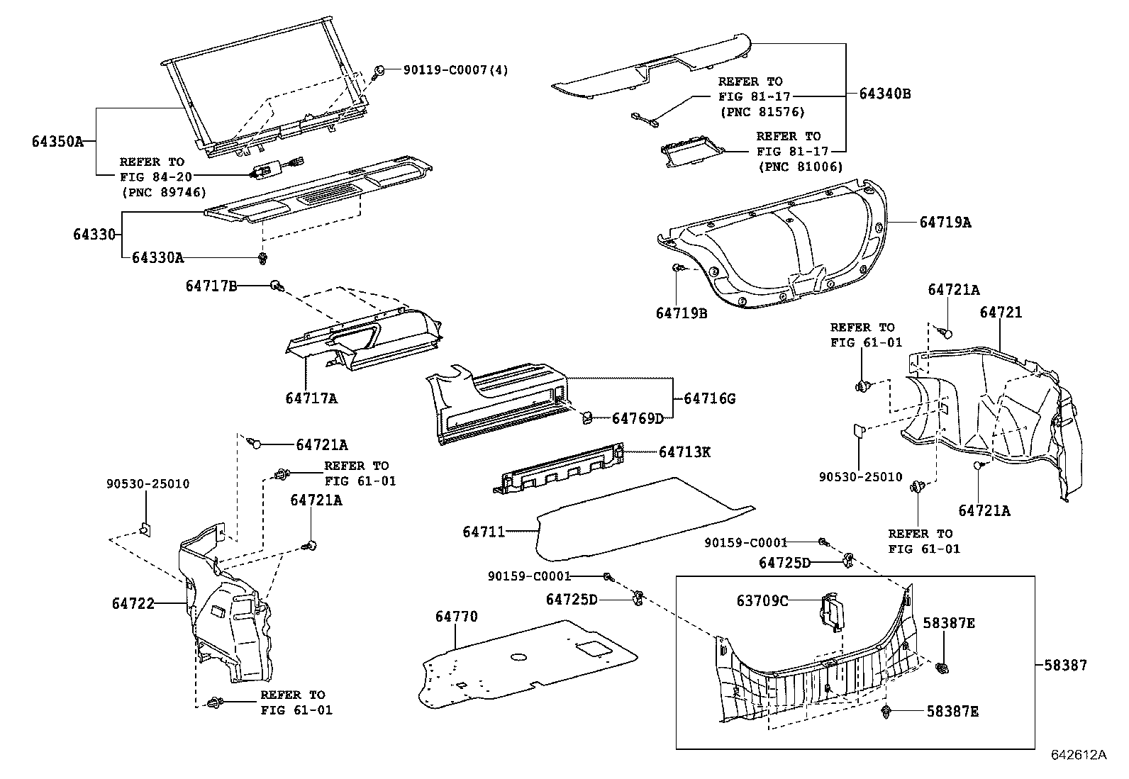 63709-06010 BAND SUB-ASSY, ROOM RACK product image