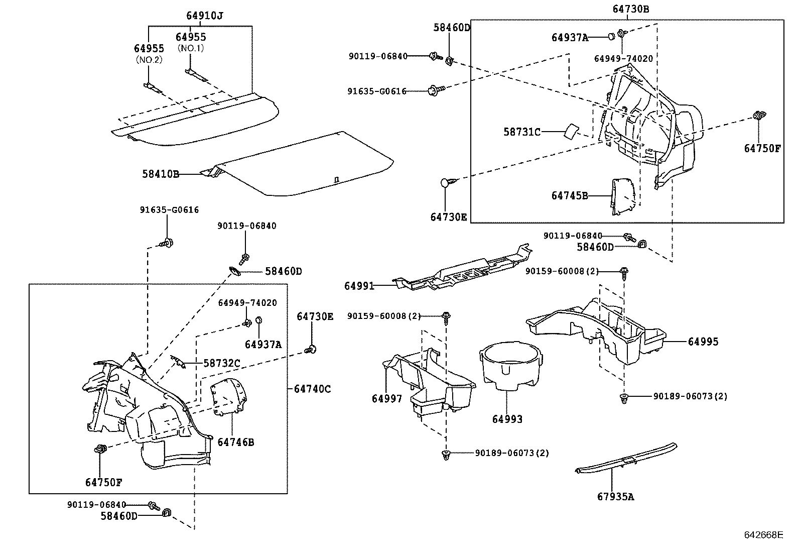 58400-21030 BELT ASSY, LUGGAGE HOLD, NO.1 product image