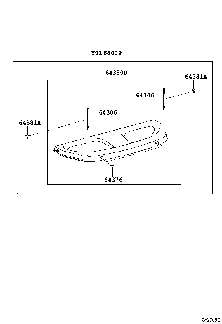 58492-52010 HOOK, DECK BOARD LOCK product image