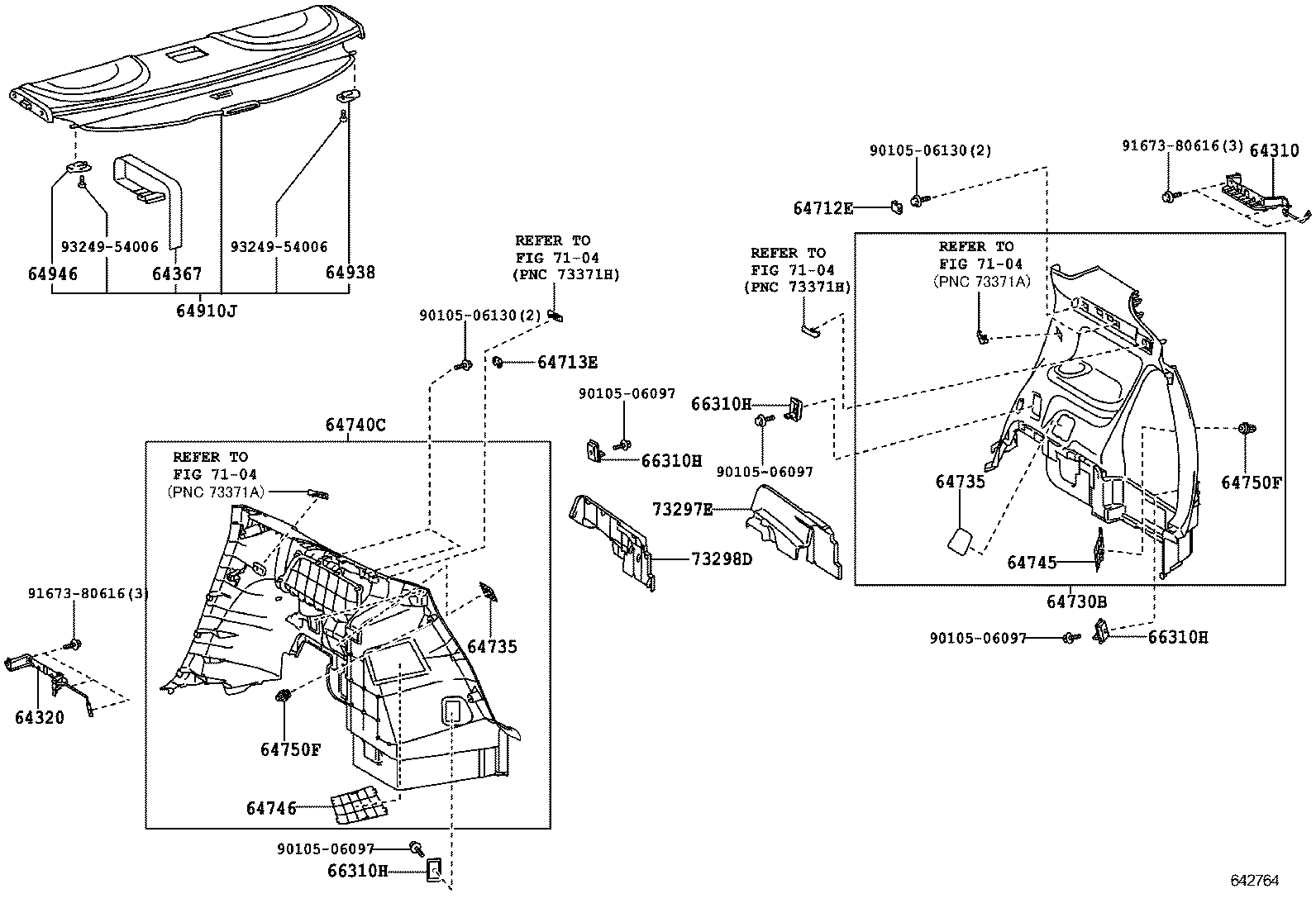 58492-72010 HOOK, DECK BOARD LOCK product image