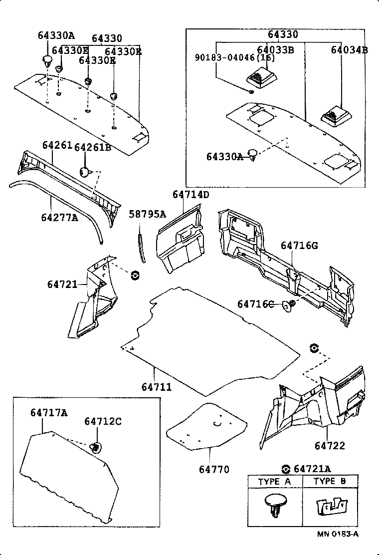 64770-01020 COVER ASSY, SPARE WHEEL product image