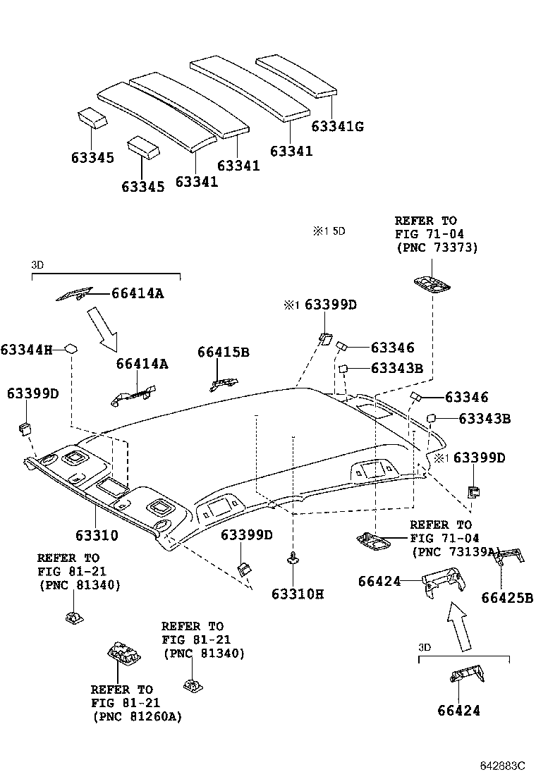 66415-0D040 SPACER, SIDE RAIL, REAR NO.2 RH product image