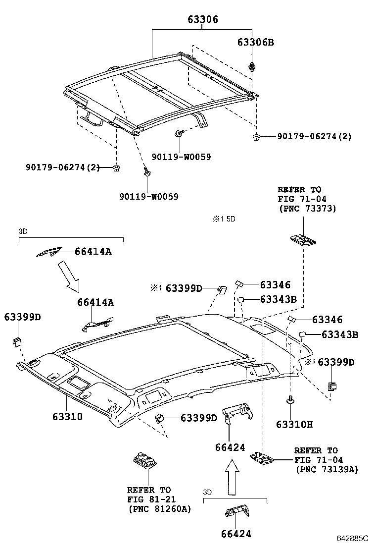 66415-0D040 SPACER, SIDE RAIL, REAR NO.2 RH product image