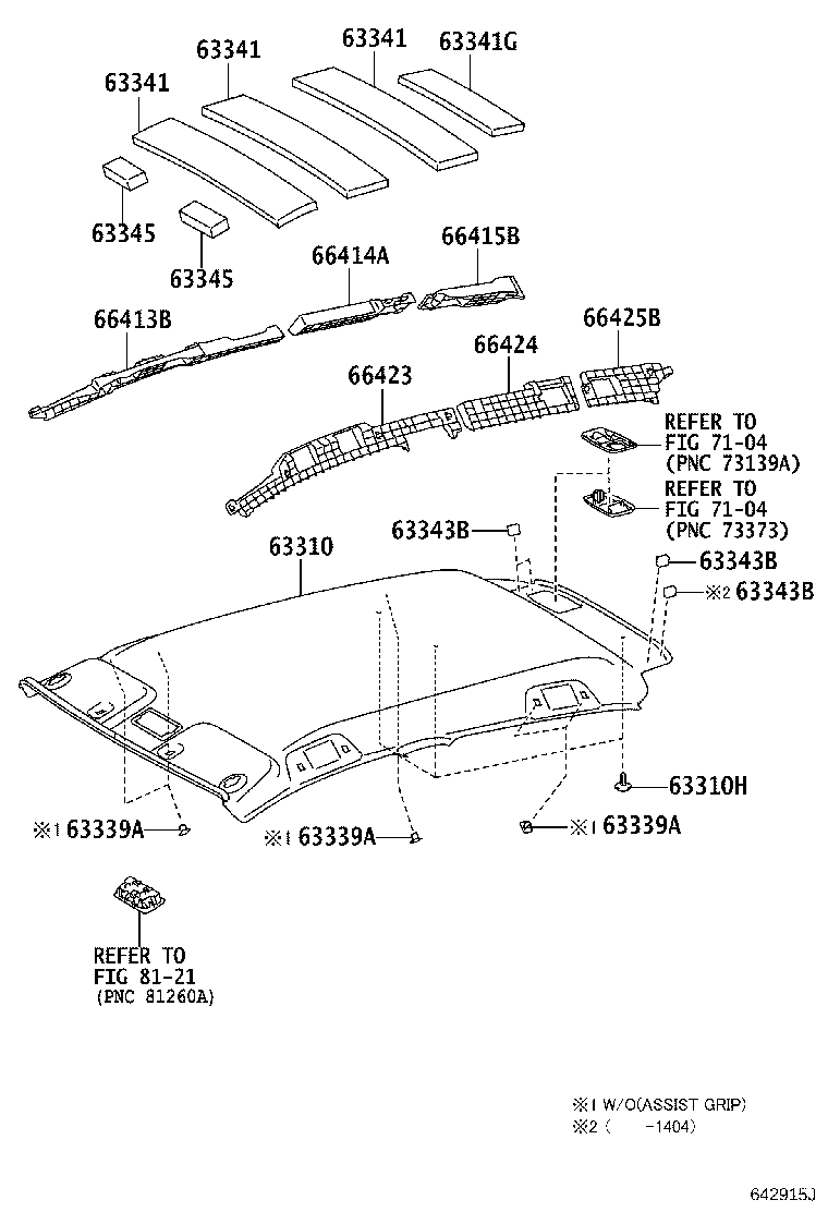 66426-52040 SPACER, SIDE RAIL, FRONT LH product image