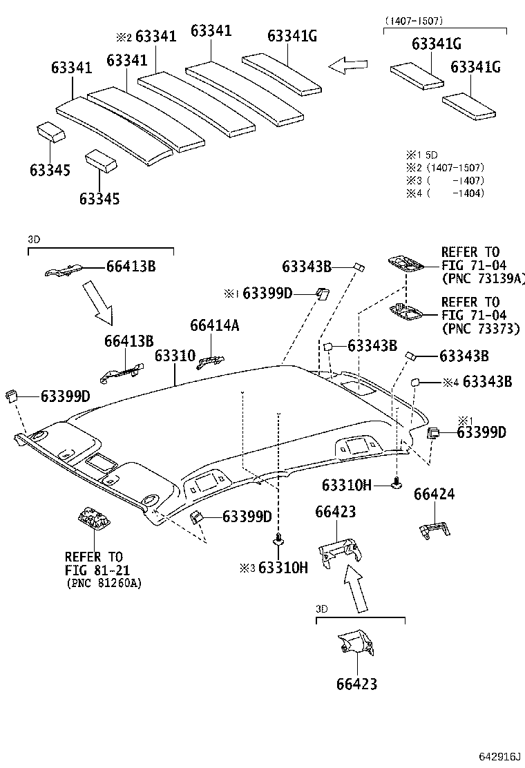 66426-52040 SPACER, SIDE RAIL, FRONT LH product image