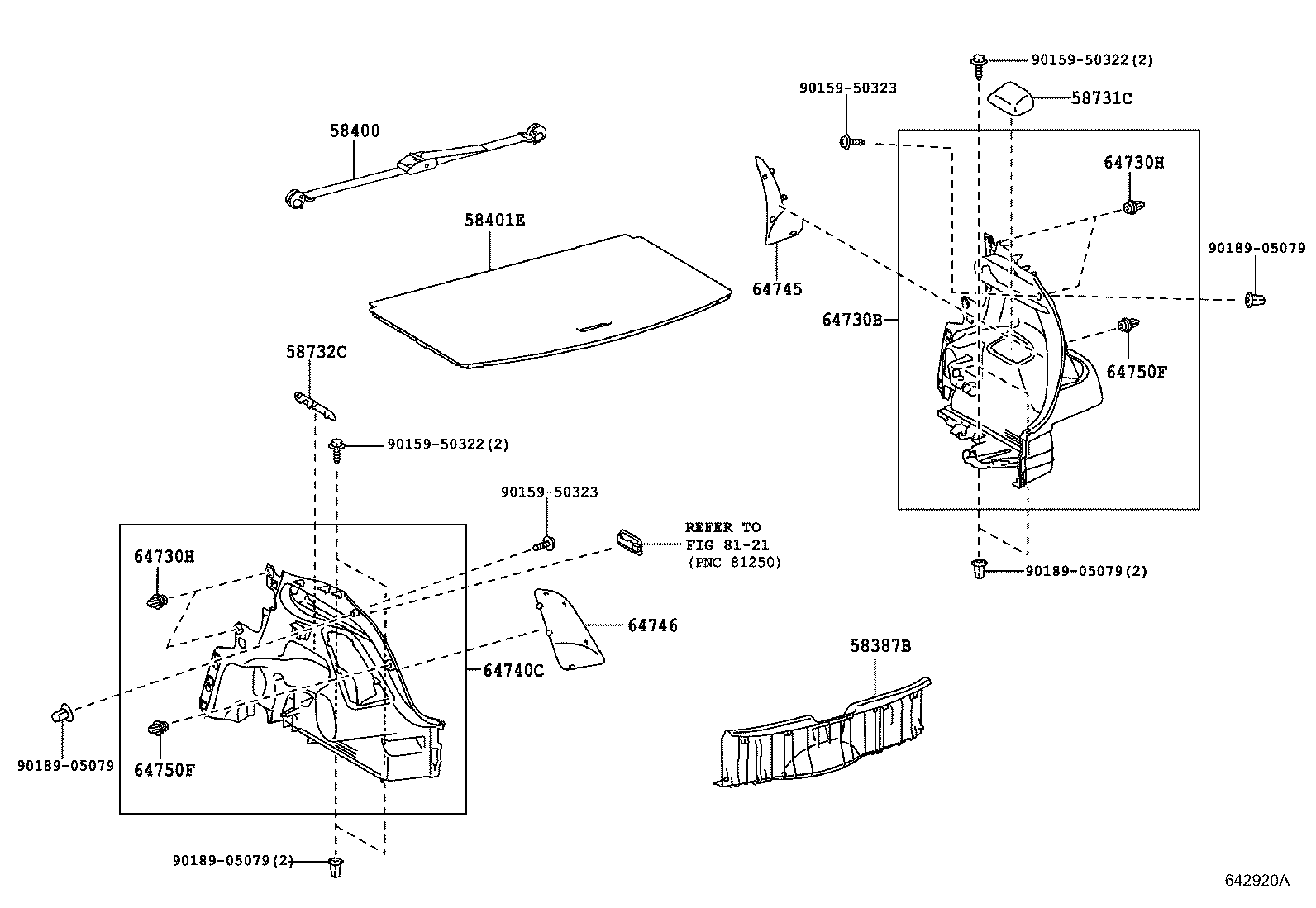 Toyota 58387-52040-C0 PLATE, REAR FLOOR FINISH