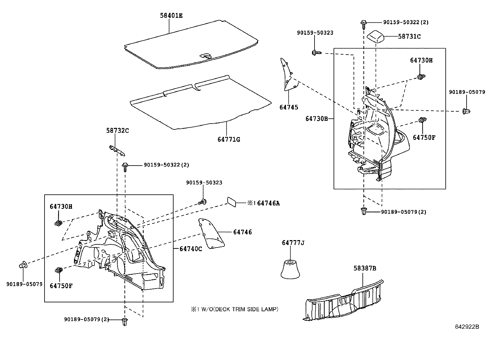 64771-52290-B0 COVER, SPARE WHEEL product image