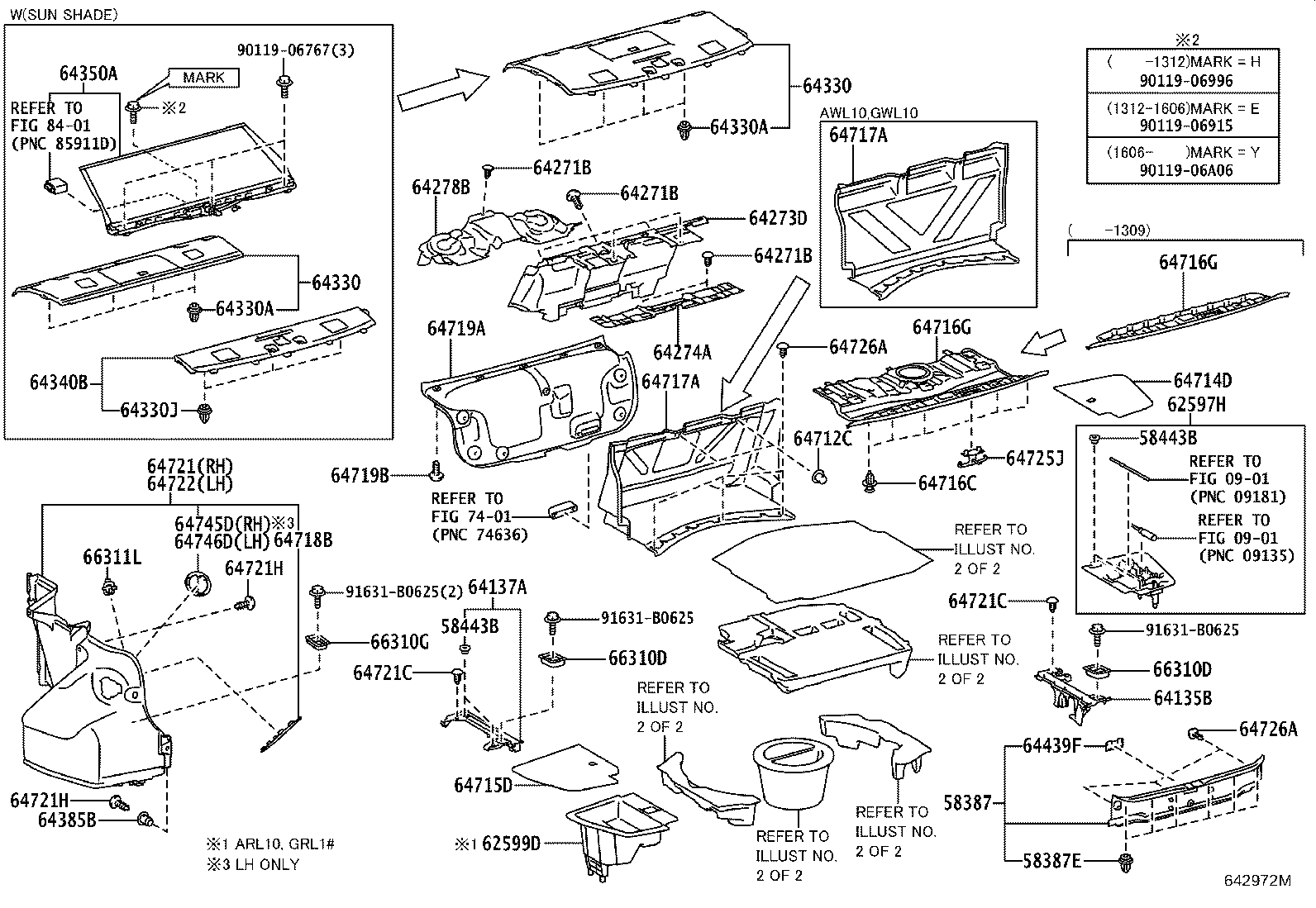 64429-30040 BOX, LUGGAGE COMPARTMENT TRIM product image