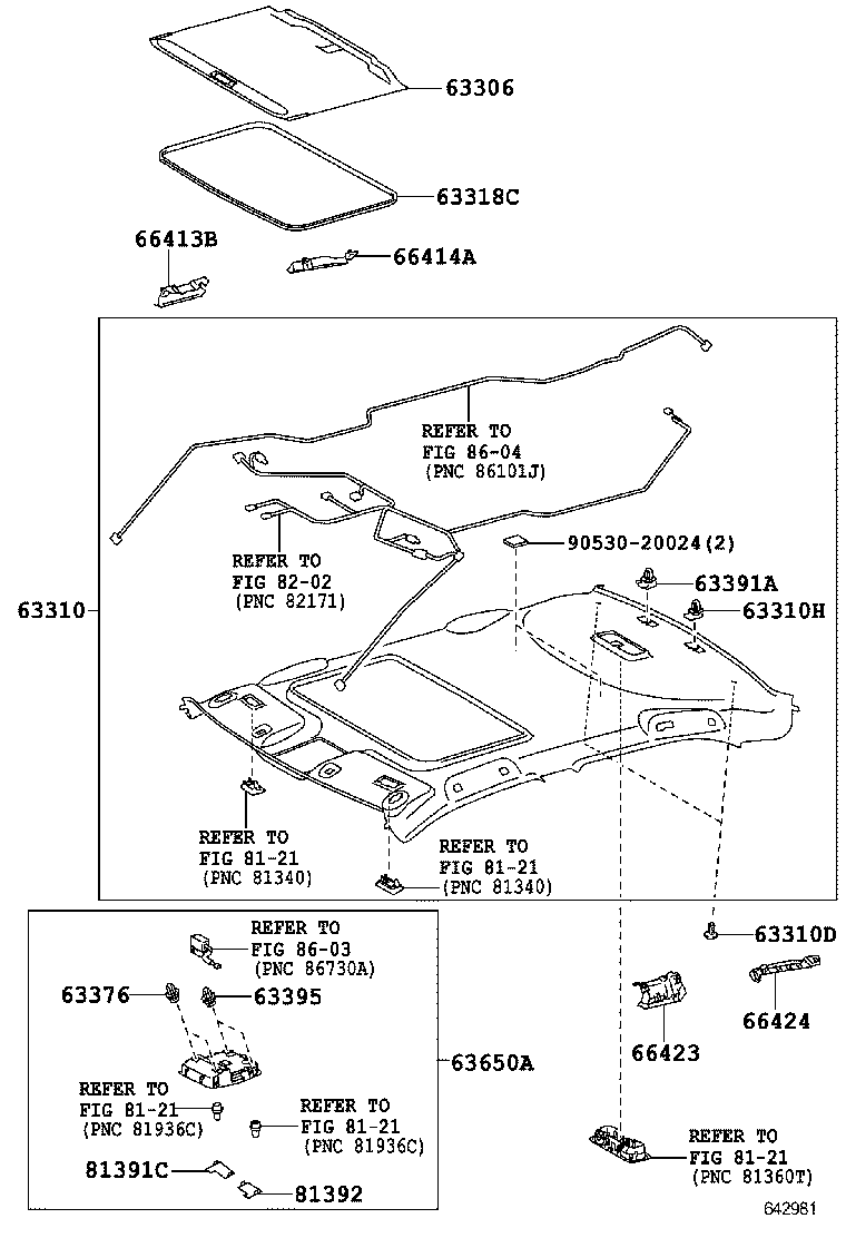 63341-06160 PAD, ROOF SILENCER, NO.1 product image
