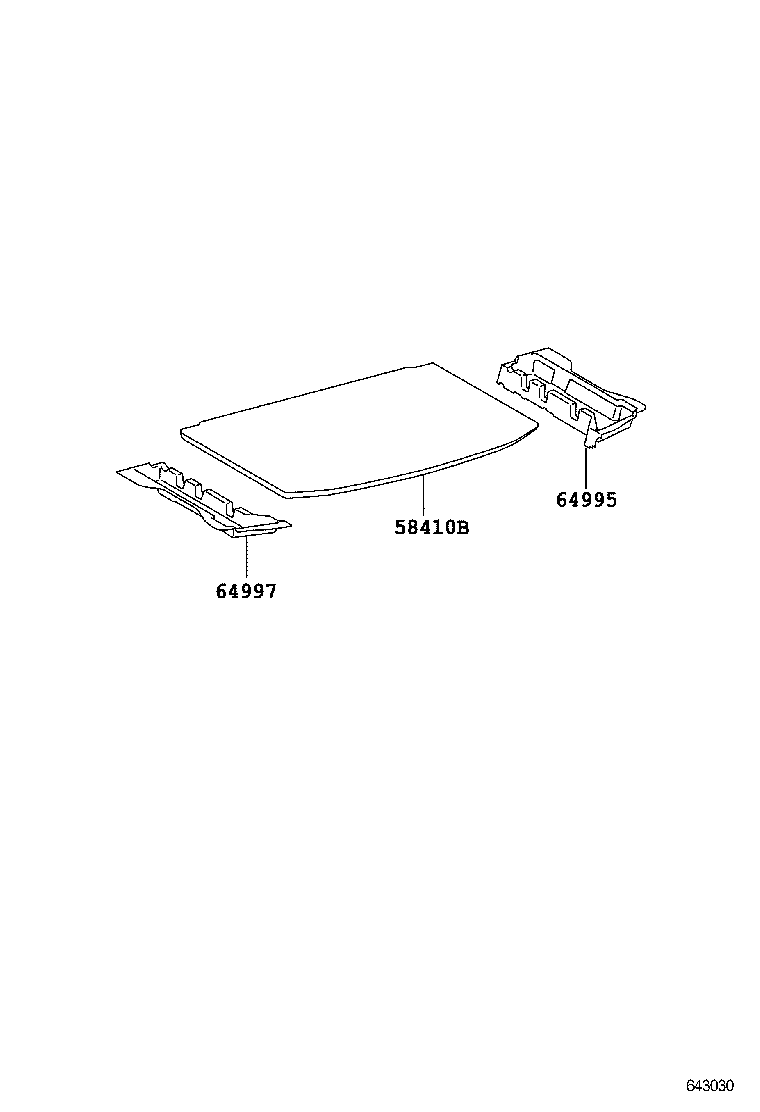 64991-52010 BOX, DECK FLOOR, FRONT product image