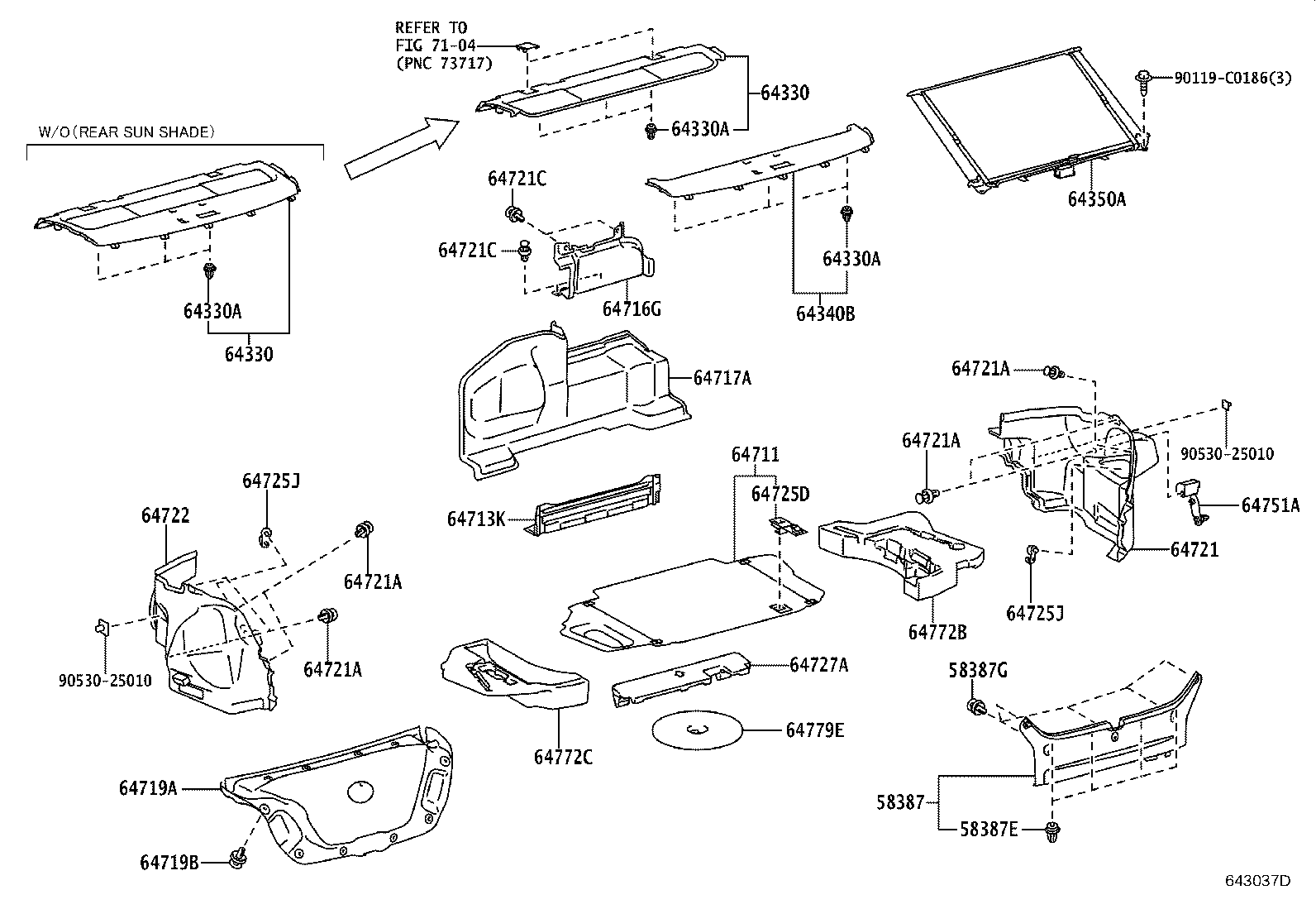 64779-06142 TRAY, SPARE WHEEL COVER product image