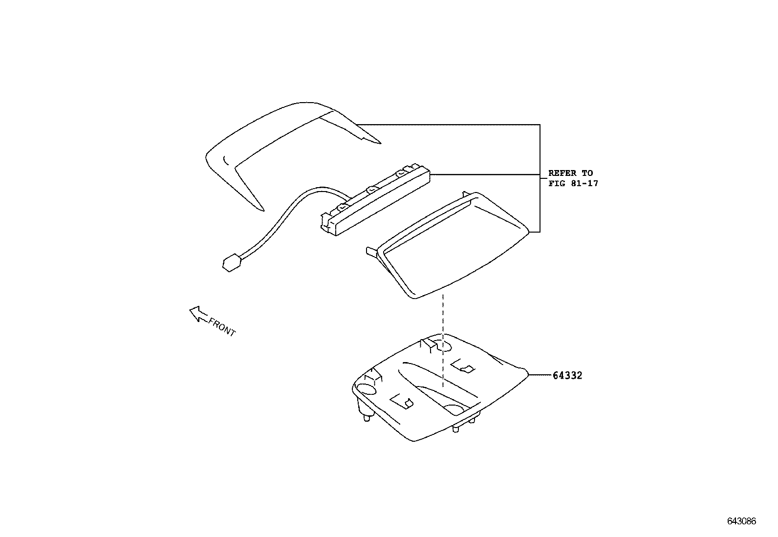 SU003-07151 COVER, LUGGAGE COMPARTMENT TRIM, INNER RH product image