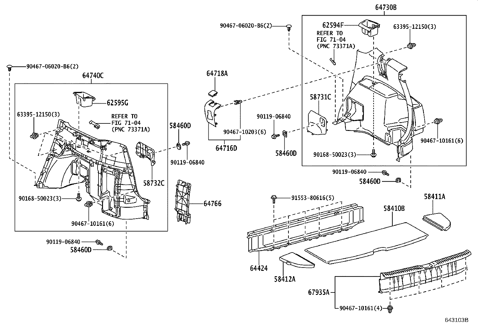 58732-68010-B0 CAP, REAR ABSORBER product image