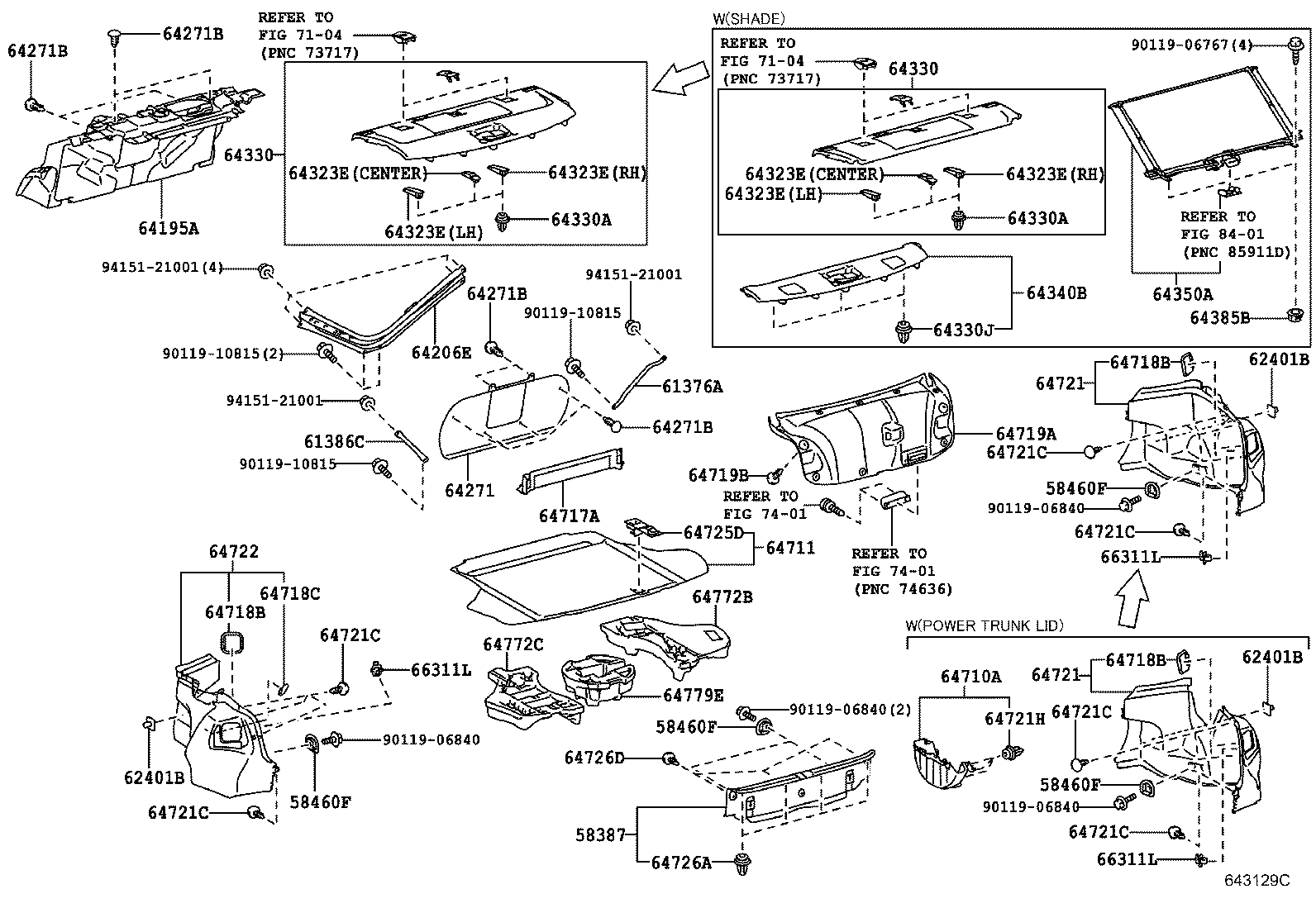 64779-33091 TRAY, SPARE WHEEL COVER product image