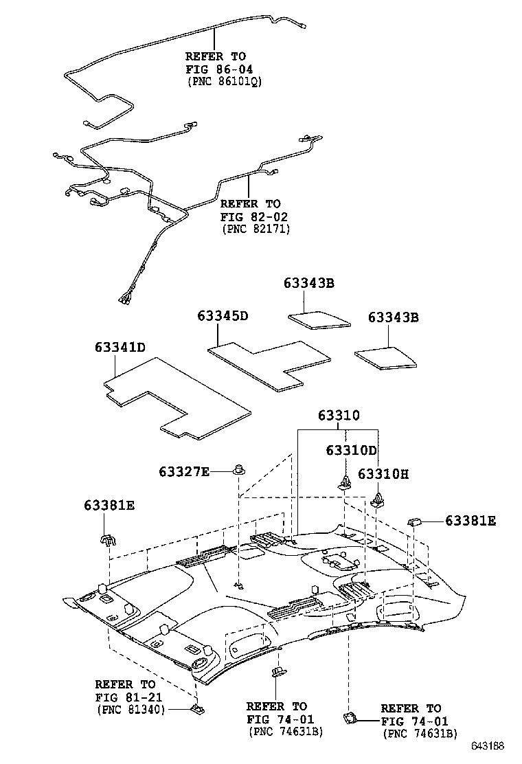 63306-50120-A2 TRIM SUB-ASSY, SUNSHADE product image
