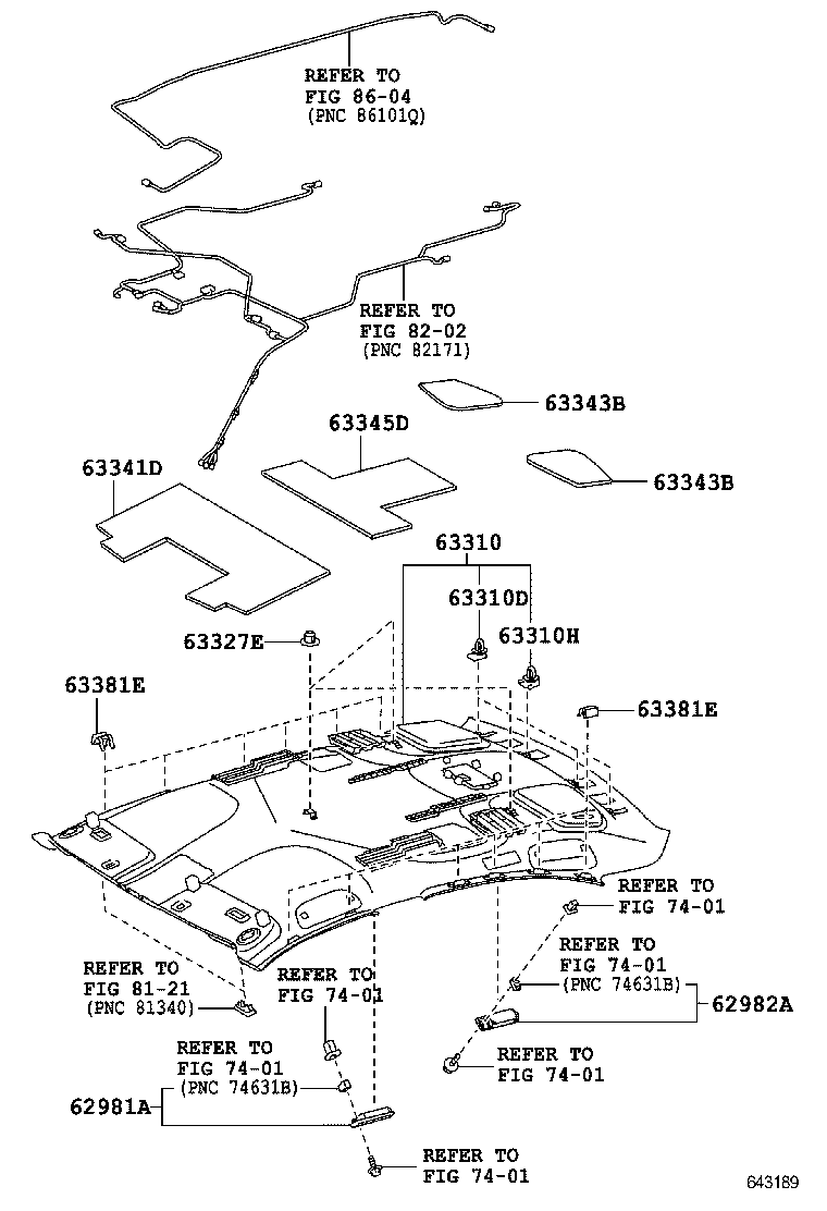 63306-50120-A2 TRIM SUB-ASSY, SUNSHADE product image