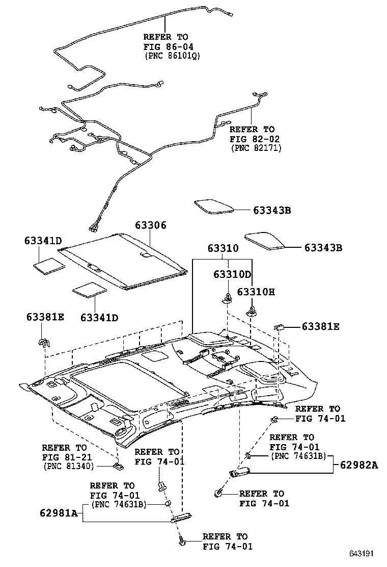 63306-50120-A2 TRIM SUB-ASSY, SUNSHADE product image
