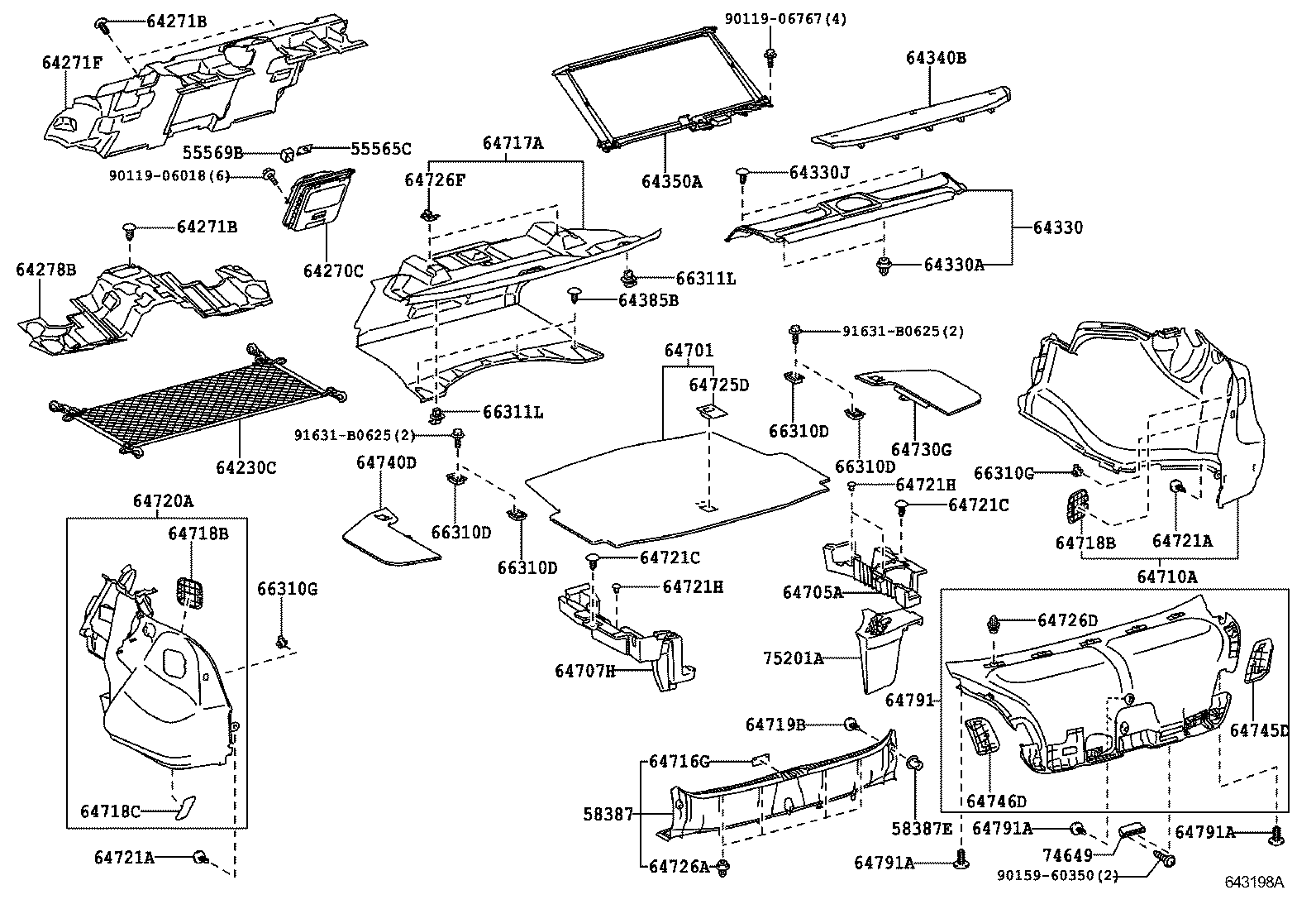 75201-50140 BOX, TOOL product image