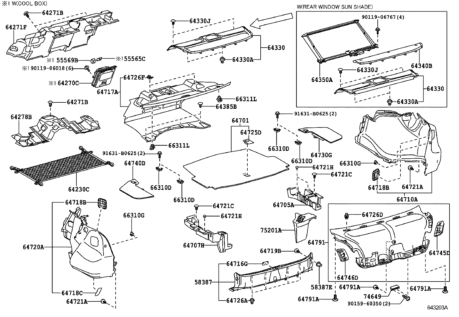 Toyota 58387-50031-C0 PLATE, REAR FLOOR FINISH