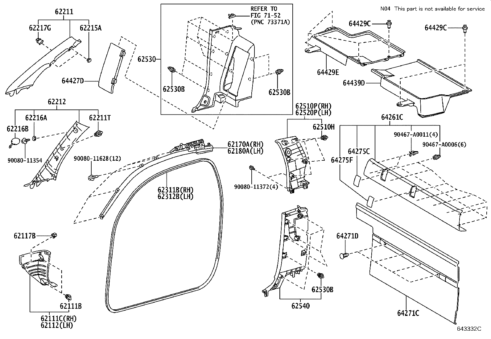 Thumbnail 5 for 62210-0C060-B0